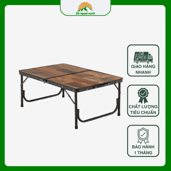 Bàn Nhôm Vân Gỗ Điều Chỉnh Được Độ Cao Glamping NatureHike NatureHike NH20JJ028